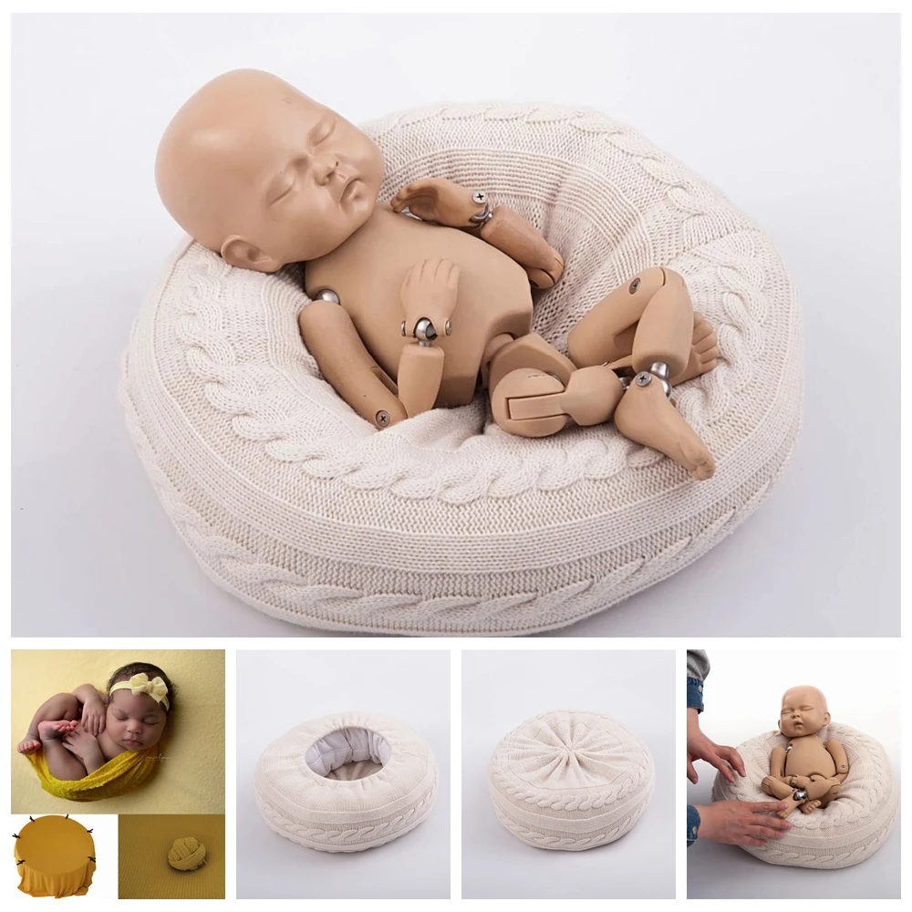 

Newborn Posing Bean Bag Baby Photography Pillow Mini Sofa Bed Infant Fotografia Studio Photo Shooting Positioner Professional