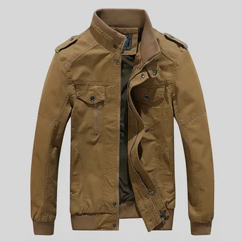 

Men Jacket Autumn Thin Section Trend Men Leisure Coat Military Industry Men's Wear Tooling Leisure Jacket