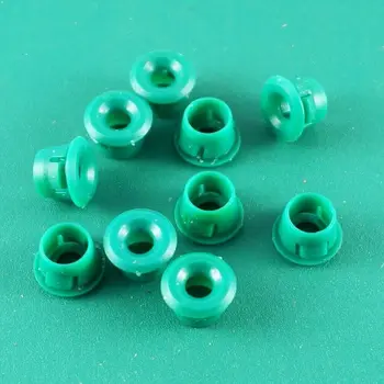 

10x Side Sill Skirt Trim clips W/ 10x Rocker Panel Moulding Green+White