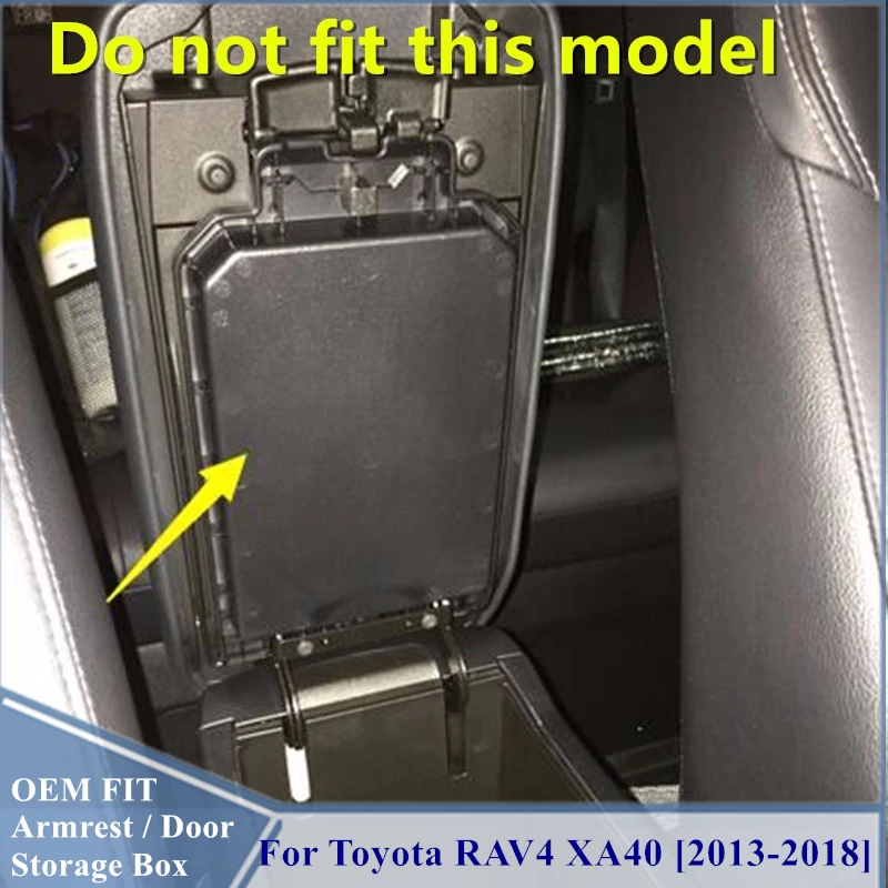 Подлокотник для Toyota RAV4 XA40 2013 2018 контейнер хранения с центральным подлокотником