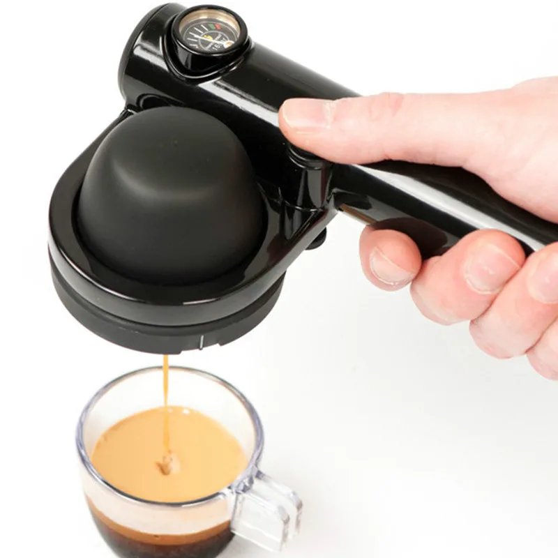 Портативная Кофеварка ручная Эспрессо машина кофе торт легко упаковывать Домашний Мини ручной давление кофейник путешествия на открытом воздухе