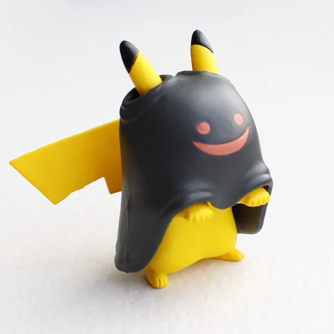 TAKARA TOMY pokemon 6 шт./компл. 4 5 см мимикю Пикачу роуле Косплей Аниме фигурки модель