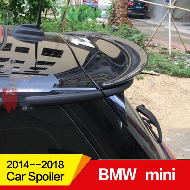 Использовать для BMW mini cooper спойлер на крышу 15 16 17 18 yearF55/56 Глянцевая углеродное волокно задняя крыша крыло спортивные аксессуары