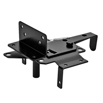 

Safety Solid Gravity Lever Wood Fence Post Mount Home Security Hardware Self-Locking Gate Stainless Steel Latches With Fasteners