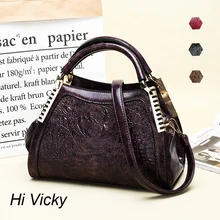 Новая модная роскошная женская черная сумка из искусственной кожи, брендовая дизайнерская сумка на плечо, Женская Большая вместительная сумка через плечо из кожи аллигатора