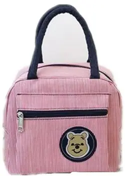 

riped Portable Lunch Bag Thermal Insulated Cold keep Food Safe warm Lunch bags For Girls Women