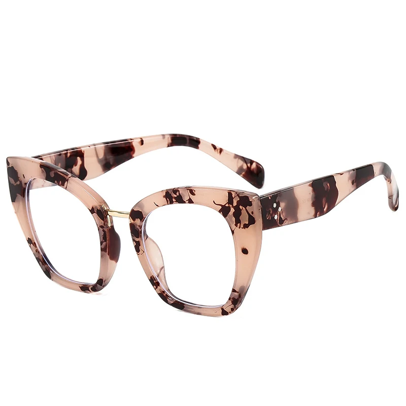 SO&EI Fashion Retro Half frame Cat eye Women Glasses Frame Can Be Equ –  zoloss
