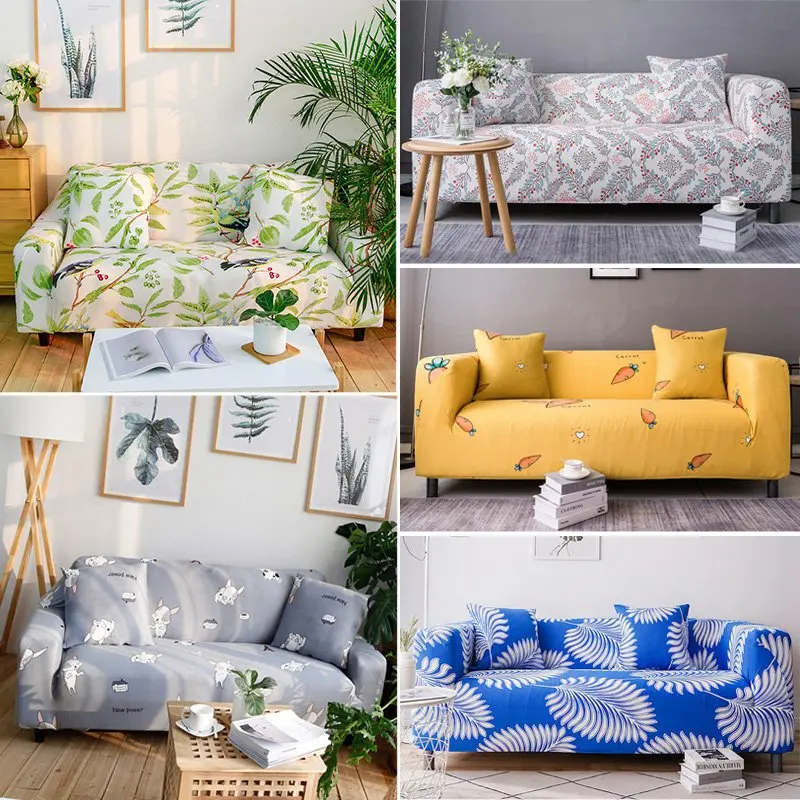 2020 эластичный чехол для дивана эластичные Чехлы в гостиную чехлы с цветочным