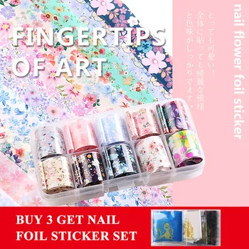 

1set/lot leopard nail art Butterfly Spring Mix Flower Snake Nail Foils set Transfer Sticker DIY Manicure Decoration Decals
