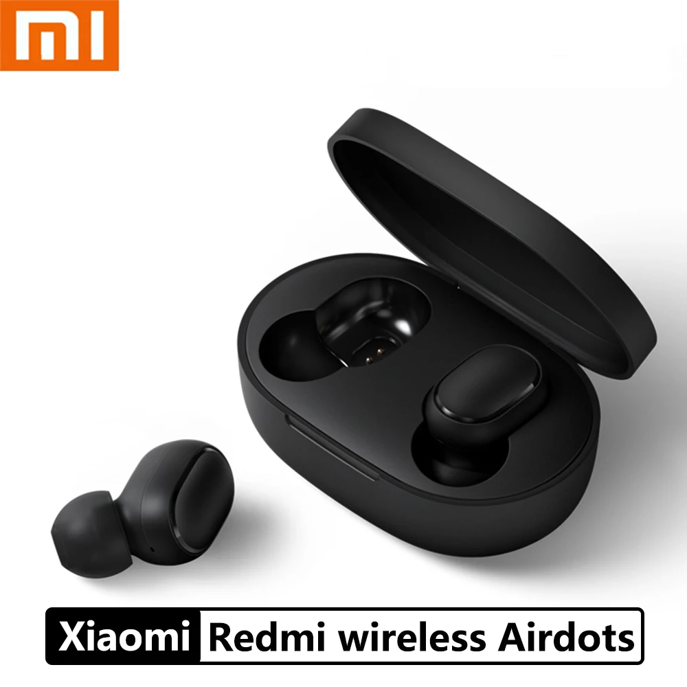 Xiaomi Redmi Airdots TWS Bluetooth 5,0 наушники стерео беспроводные активные шумоподавления с микрофоном свободные Наушники управление AI
