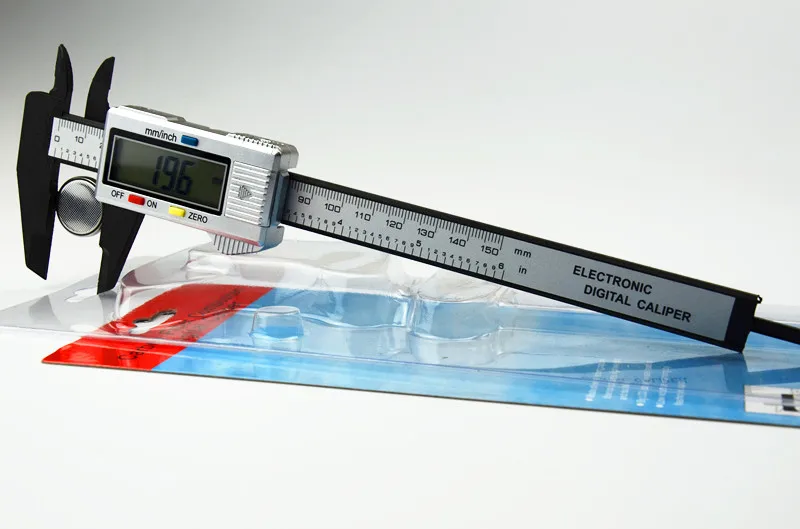 Measuring Tool Stainless Steel Digital Caliper 6 "150mm Messschieber paquimetro measuring instrument plastic Vernier Calipers images - 6