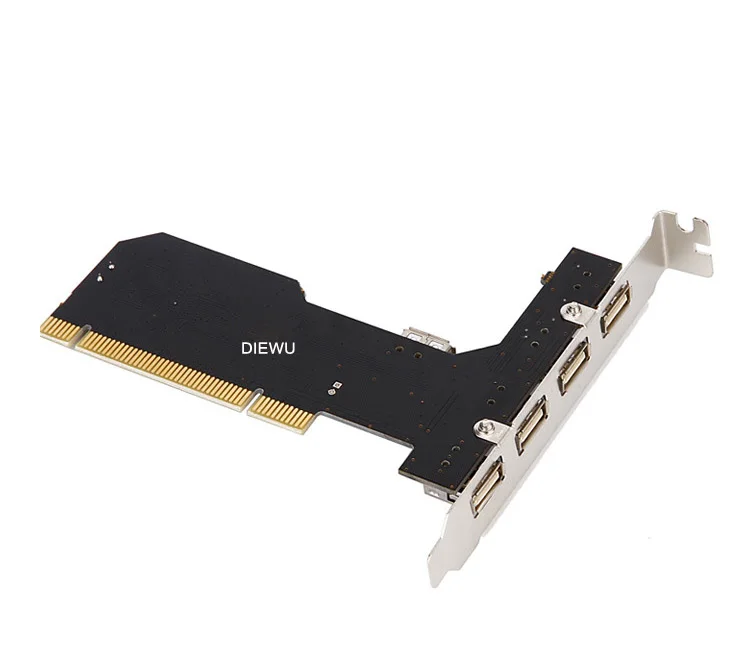 ANDDEAR USB2.0 плата расширения рабочего стола PCI до 5 usb2.0 адаптер карты чип usb c к hdmi vga usb c ethernet настенная пластина