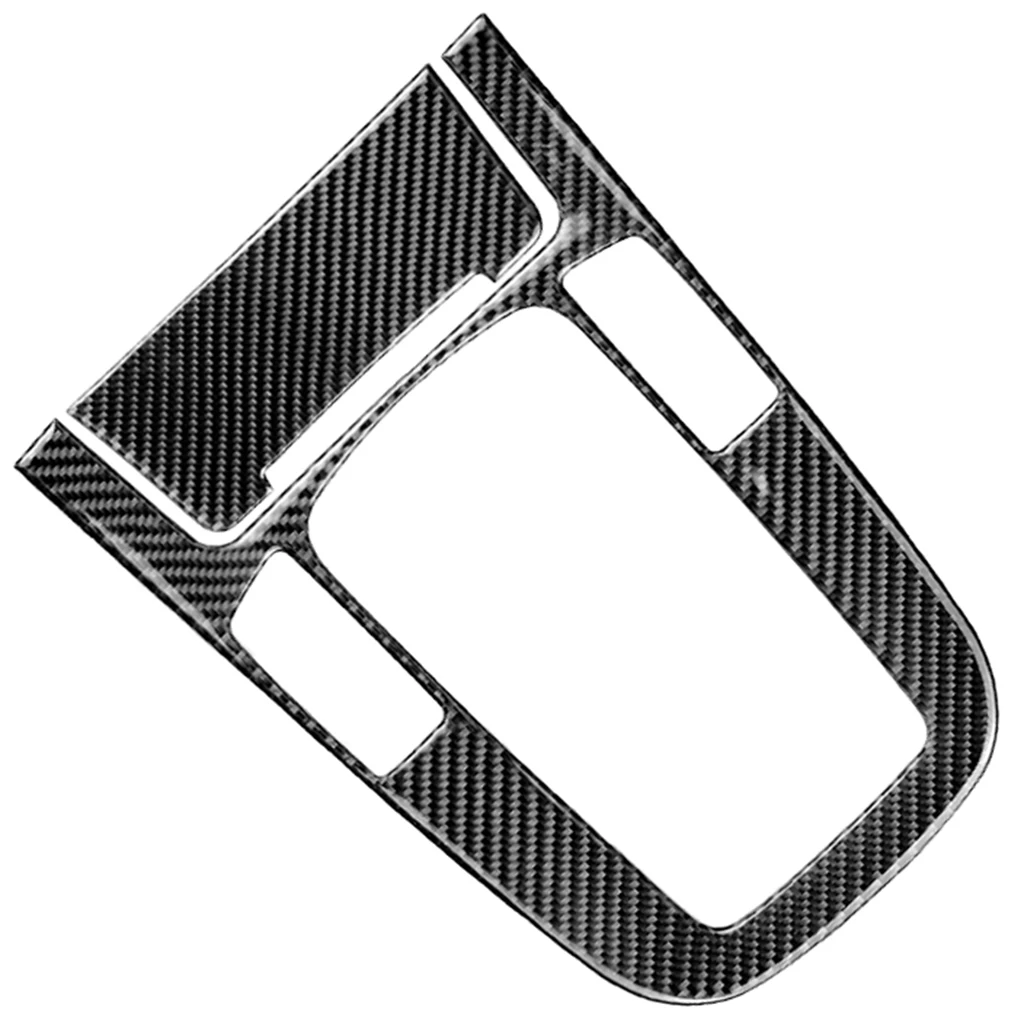 1 Set Carbon Fiber Interior Car Gear Box Panel Cover Trim for Audi A5 A4L Q5 2009- 2010