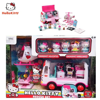 hello kitty ambulance and helicopter