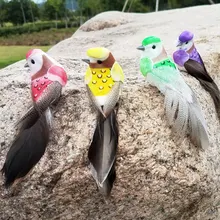 Реалистичные Статуи Животных красивый декор двора пена садовая Статуэтка орнамент имитация птицы дерево дома ручной работы газон