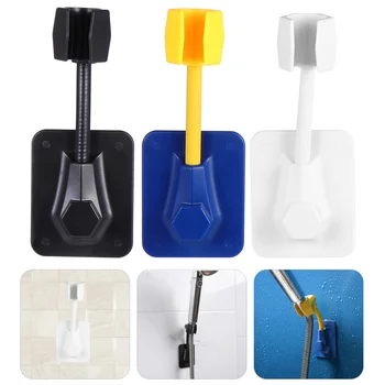 

3pcs Bathroom Punch-free Shower Bracket 360 Degree Rotating Shower Head Bracket