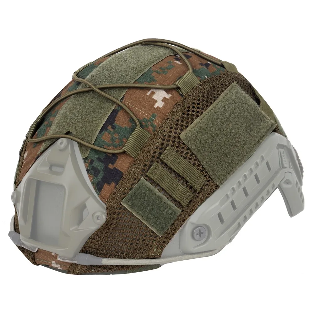 Tactical Helmet Cloth Nylon Mesh Helmet Cover Cloth Airsoft Paintball Patch Hunting Military Gear Outdoor Sports For Fast Helmet