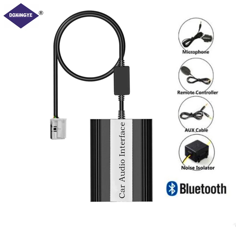 Автомобильный MP3 плеер DOXINGYE Bluetooth A2DP AUX USB адаптер музыкальное зарядное устройство