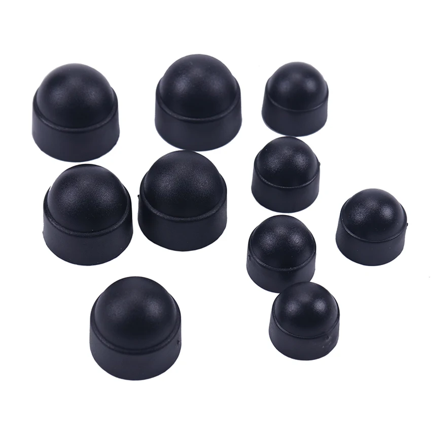 20PCS M8 M10 Bolt Nut Dome Protection Caps Covers Exposed Protect Against Weathering Hexagon Plastic Nuts Caps