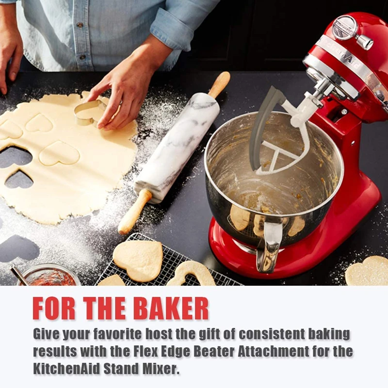 Mixer Acessórios, Tilt-Head, Raspador tigela para Kitchen Aid, 4.5-5 QT