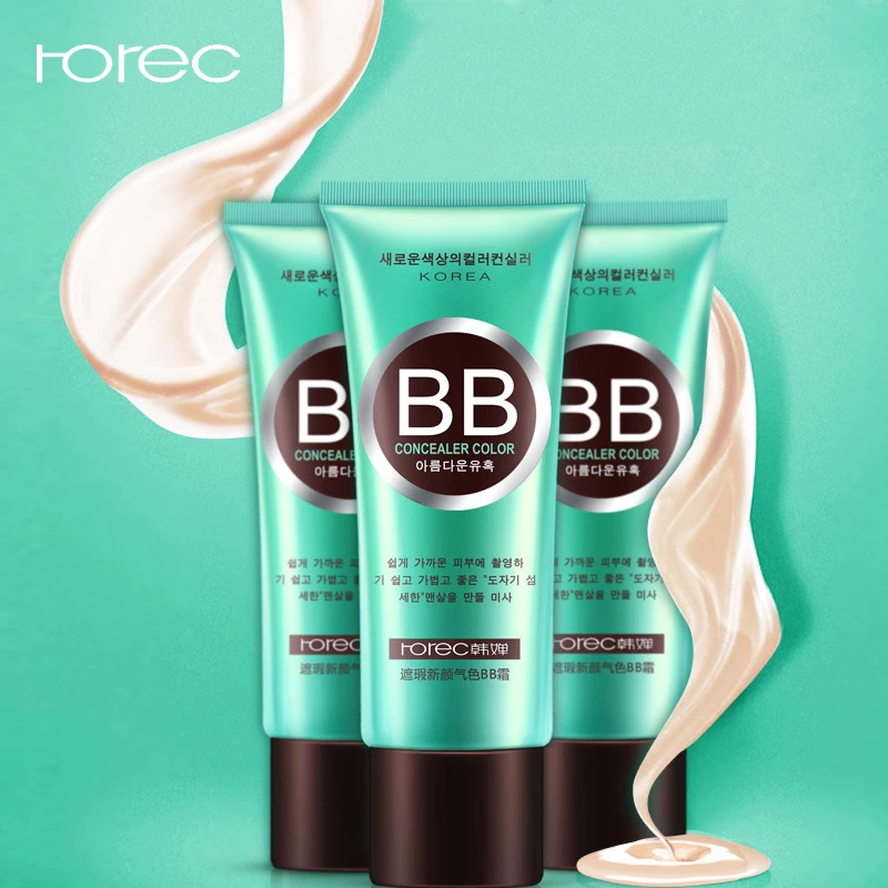 ROREC лицо BB увлажняющий Природный безупречное покрытие пор BB& CC Кремы База Жидкая Основа контроль над маслом макияж База консилер