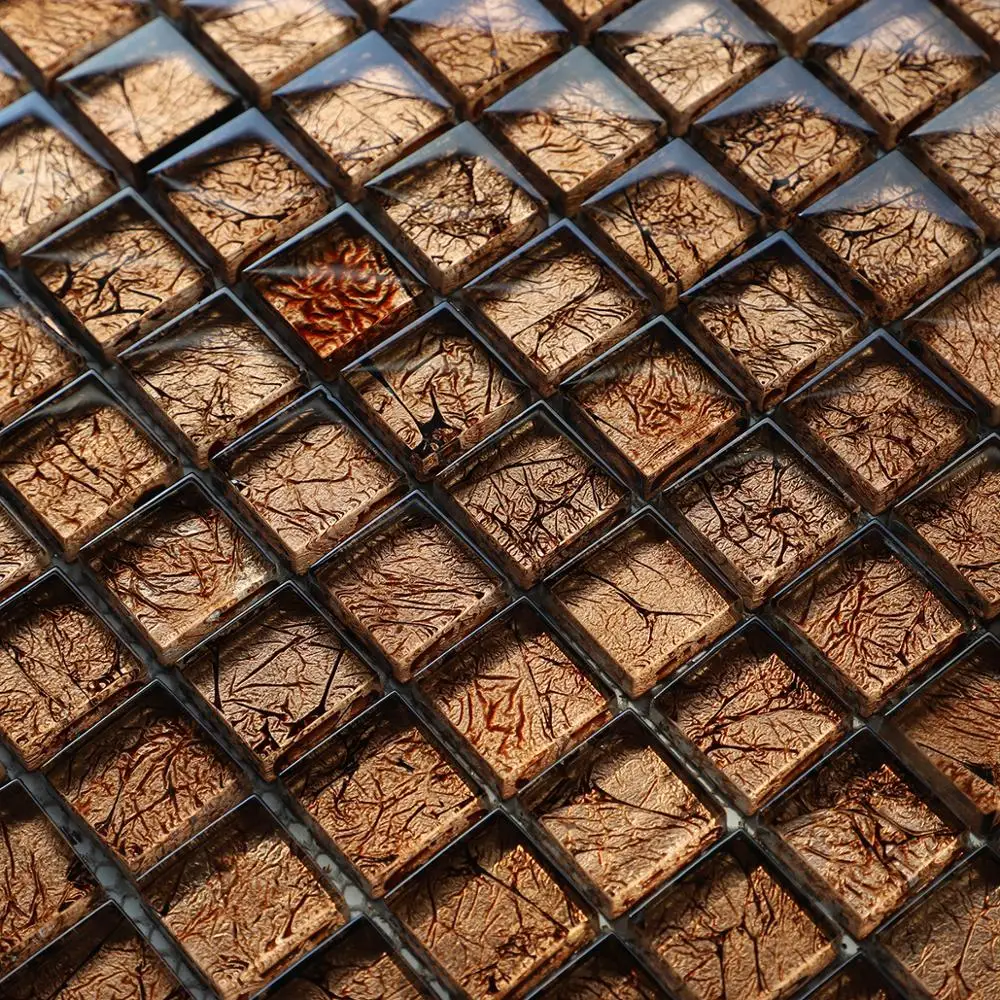 Coffee Brown Caramel Crystal Glass Mosaic Kitchen Backsplash JMFGT2013 Bathroom Wall Tile | Дом и сад