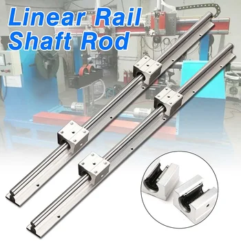 

SBR12-600mm 12MM Support Linear Bearing Rail Shaft Rod +4 SBR12UU Block