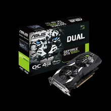 Компьютерная Видеокарта ASUS DUAL-GTX1050ti-O4G-V2 DUAL-GTX1050TI-3O4G-V2 Snow Leopard