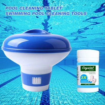 

Swimming Pool Cleaning Tablets Disinfection Pills Chlorine Tablets Instant Effervescent Pipes Cleaning Water Effervescent Tablet