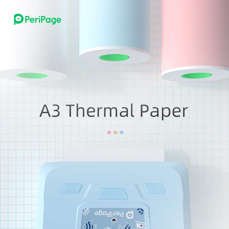 PeriPage 80x50 мм Термальность Бумага этикетка бумажный стикер стикеры для карманный мини принтер A3|Бумага