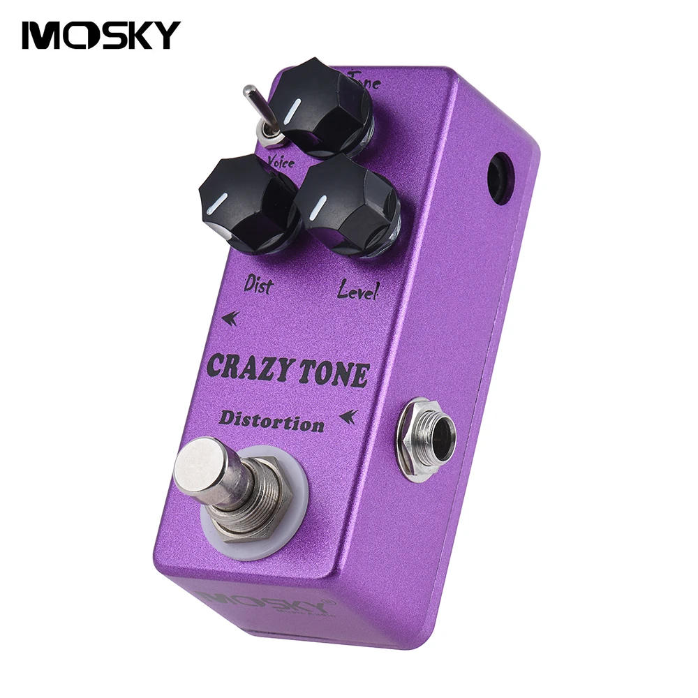MOSKY MP-50 CRAZY TONE RIOT Distortion мини Одиночная педаль эффектов для гитары True Bypass