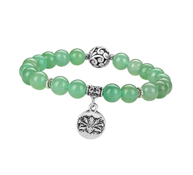 Bracelet Argent Avec Pierre Aventurine