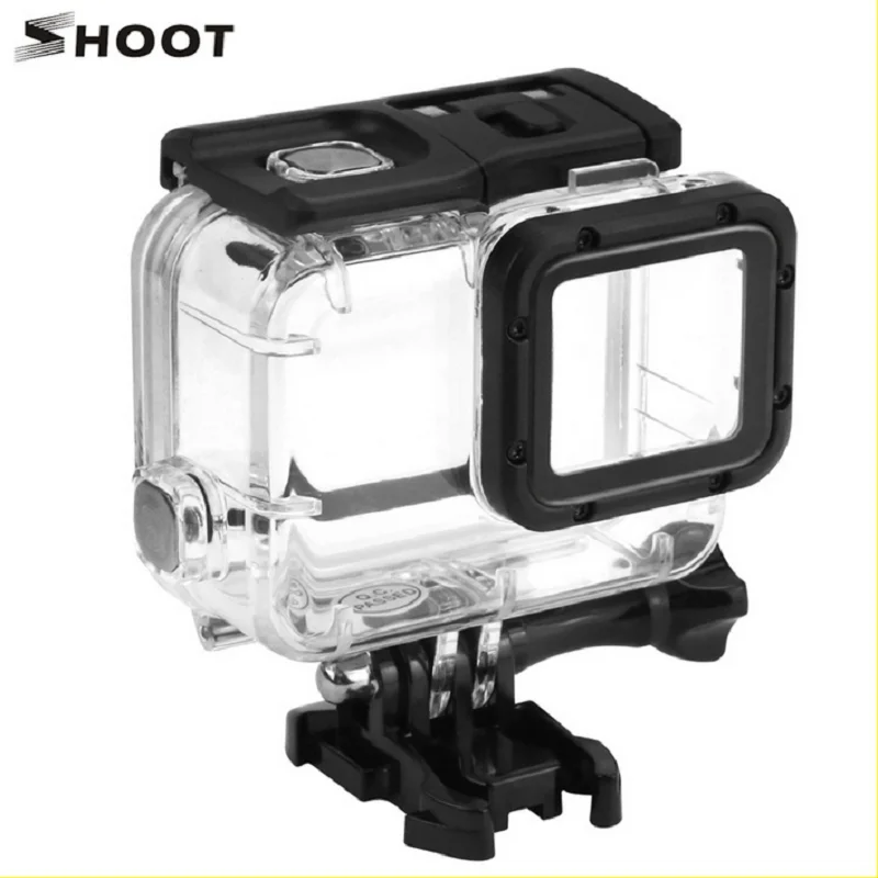 Водонепроницаемый защитный корпус прозрачный чехол для GoPro Hero7/6/5