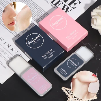 

Men Women Perfume Plant Solid Girl Perfumes Magic Balm Iron Box Easy To Carry Body Fragrance Alcohol-free Deont Scented