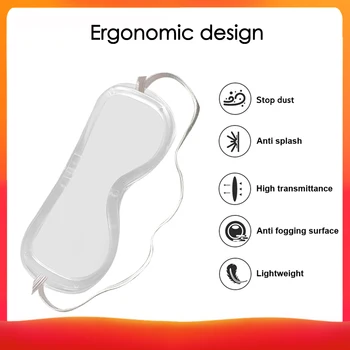 

Bike Eyewear Anti-dust Googles Wind-Proof Protective Eye Mask Safety Riding Eyewear Plain Glasses Eye Protector Eye Mask Cycling
