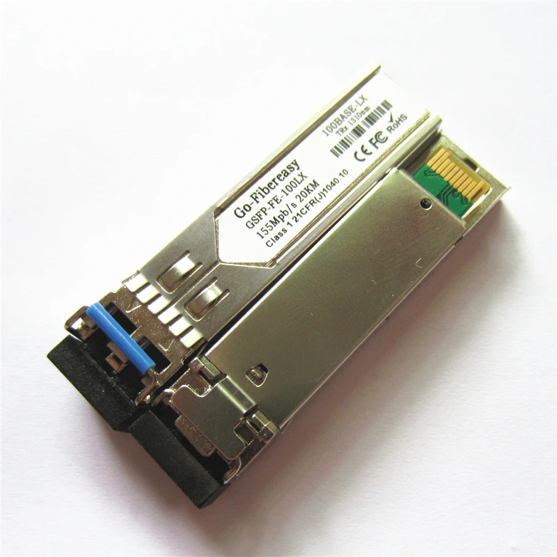 Модуль переключателя SFP однорежимный дуплексный модуль 100Base LX SMF 1310 нм 20 км LC