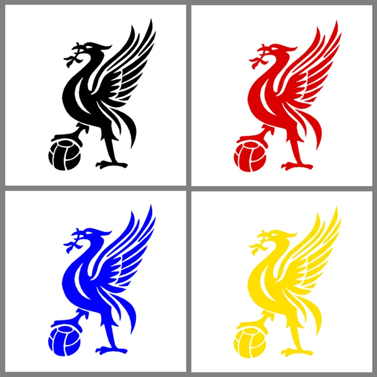 

Interesting Phoenix Stepping on The Ball Art Pattern Car Stickers and Decals Motorcycle Bumper Waterproof Accessories PVC9*6cm
