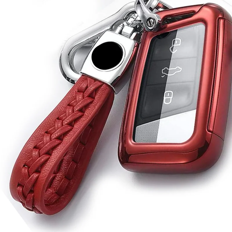

Car Key Case Cover Protector Protection Accessories TPU For Skoda Superb A7 For Volkwagen Passat B8 VW Golf