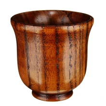 Экологичная 80 мл деревянная чашка, примитивная ручная работа, чай, кофе, вино, чашка, китайский стиль, чайная посуда, кухонные аксессуары, для питья