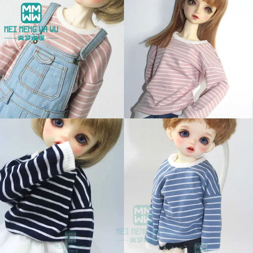 Одежда для куклы BJD футболка в полоску свитер на 1/3 1/4 1/6 дядя YOSD MYOU SD DD модная