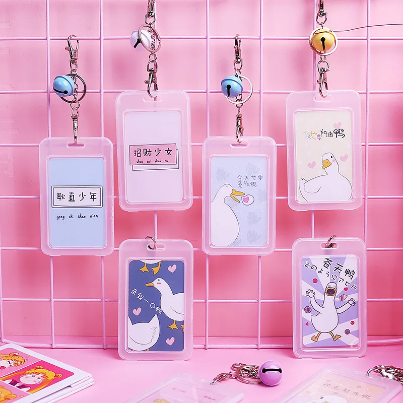 Buen valor Funda para tarjeta de identificación para mujer, funda para tarjeta de crédito de autobús, acceso de negocios, sesión fotográfica protectora, soporte de suministros de oficina gBQLxqRba3N