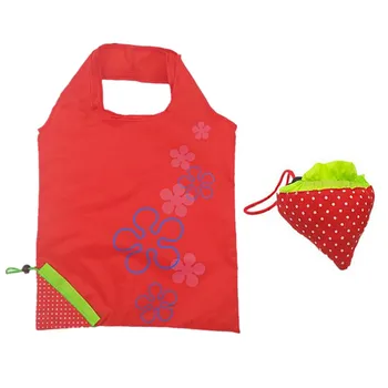 

Fashion Bag 3D Strawberry Organizers Tote Folding Shopping Makeup Closet Organizer Facemask Masks Dustmask Storage Bags Portable