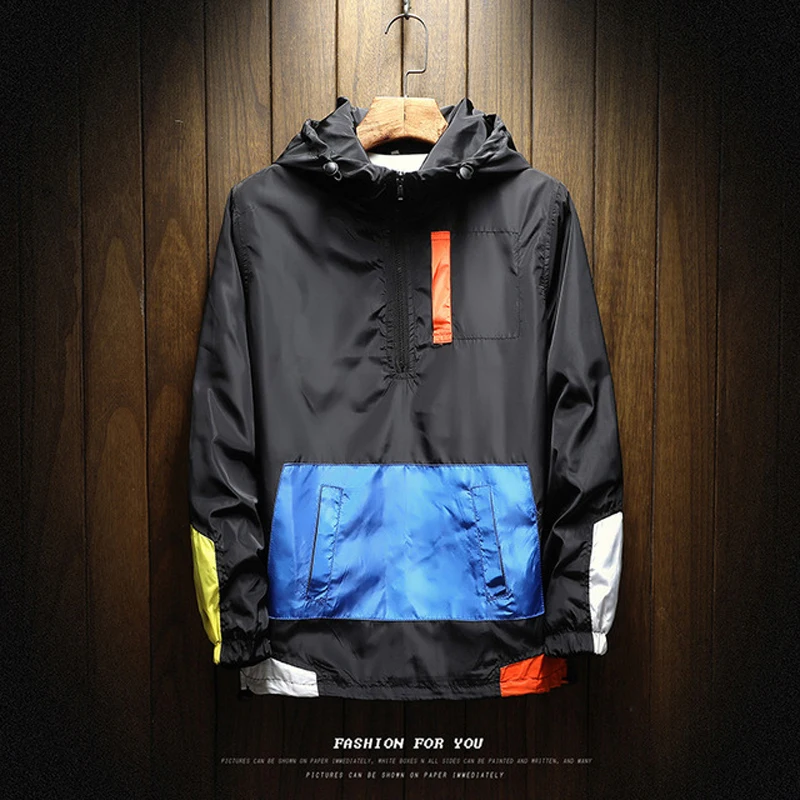 New 2019 Casual Men's Jackets Waterproof Spring Hooded Coats Outerwear steetwear Brand Plus Size 5XL giacca uomo autumn New 2019 Casual Men's Jackets Waterproof Spring Hooded Coats Outerwear steetwear Brand Plus Size 5XL giacca uomo autumn