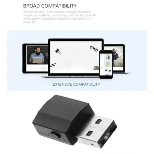 Bluetooth адаптер 5 0 USB Настольный компьютер Бесплатный привод аудио приемник ключ