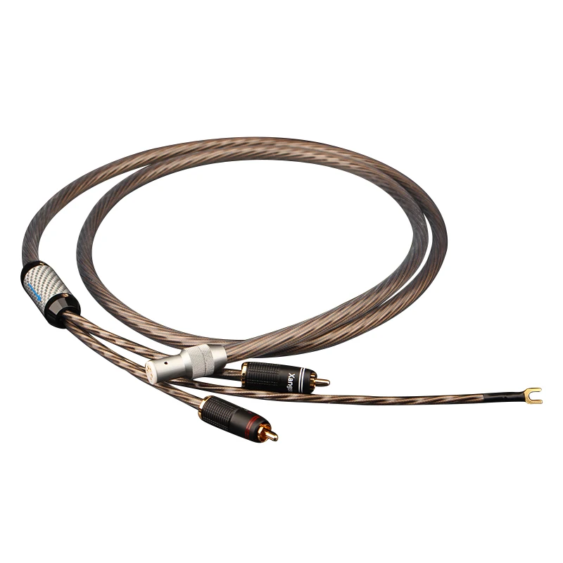 

Виниловая пластина LP, 5-контактный гнездовой разъем XLR на 2 RCA кабеля с заземляющим проводом, тоннаушник, фонограф, выделенный Hi-Fi аудио кабель