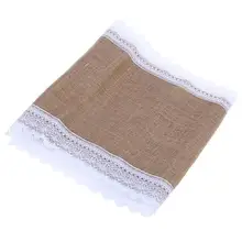 Кружевной декор стола, льняная скатерть, вечерние скатерти для свадьбы, декоративные аксессуары для вечеринок(30x275 см