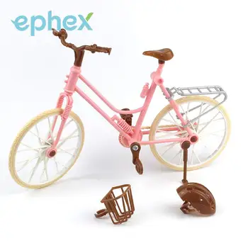 

Mini Simulation Bicycle Bike Doll Accessory Toys Decor Decoration Plastic