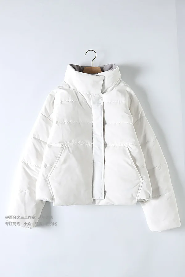 

A Generation of Short-height tian cai Korean Style Contrast Color by Age Cocoon Loose-Fit down Jacket Jacket Entity
