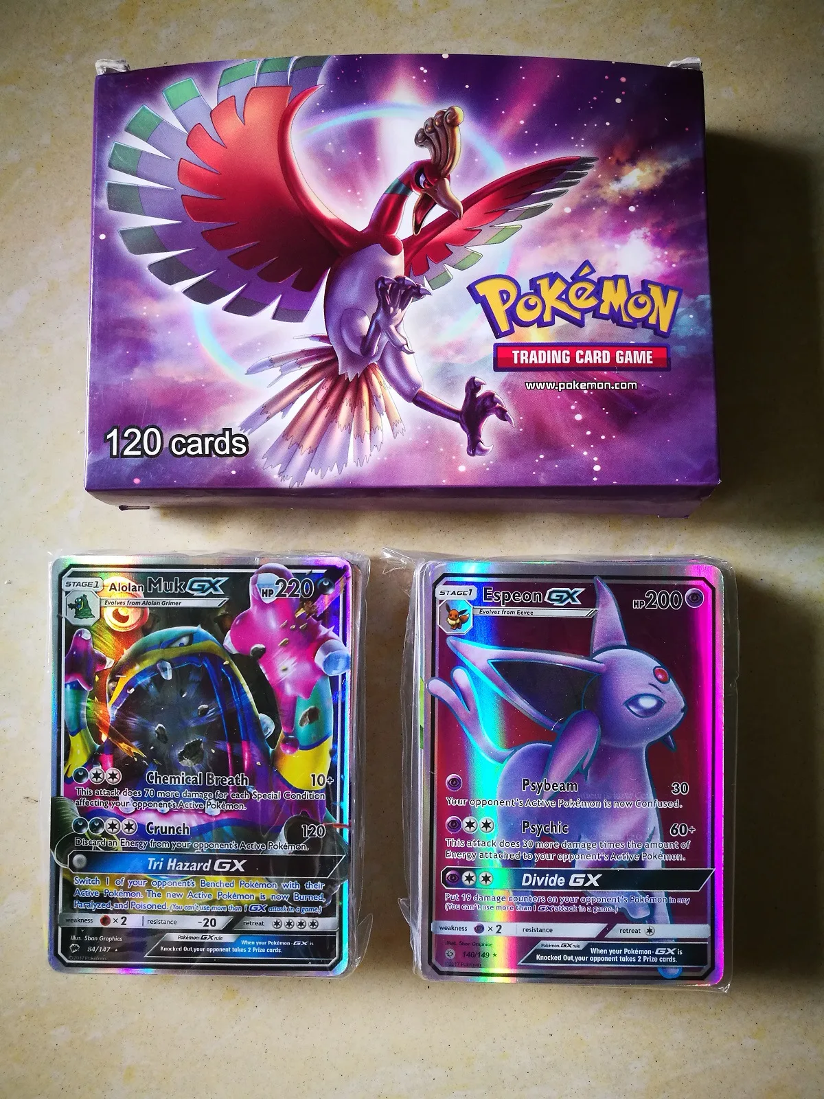 

120 Pocket Monsters GX Trainer Pokemon Card Pokemon English Version Flash Card