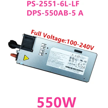 

New PSU For Lenovo TD350 RD650 RD550 RD450 550W Power Supply PS-2551-6L-LF DPS-550AB-5 A 00HV323 SP50F33354